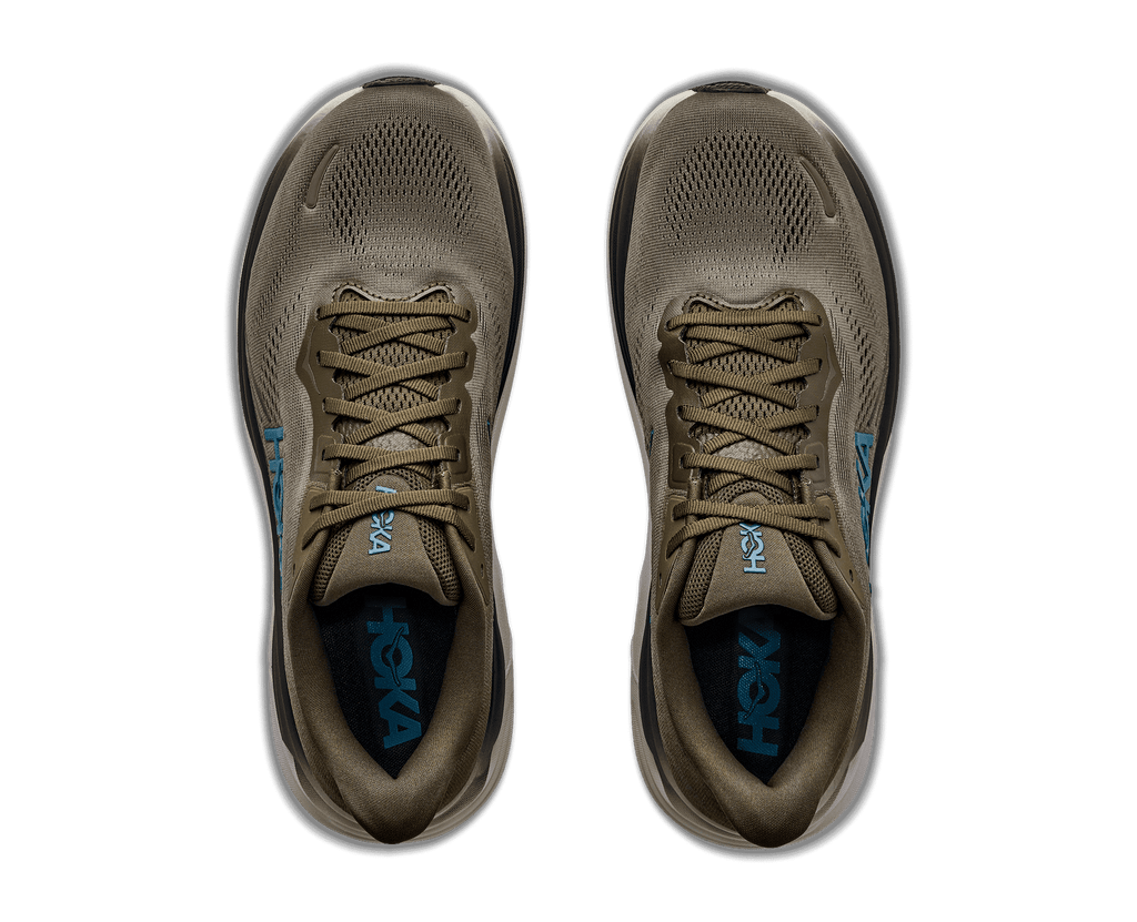 HOKA Men's Clifton 11 - ANTIQUE OLIVE / RIVER ROCK GREY