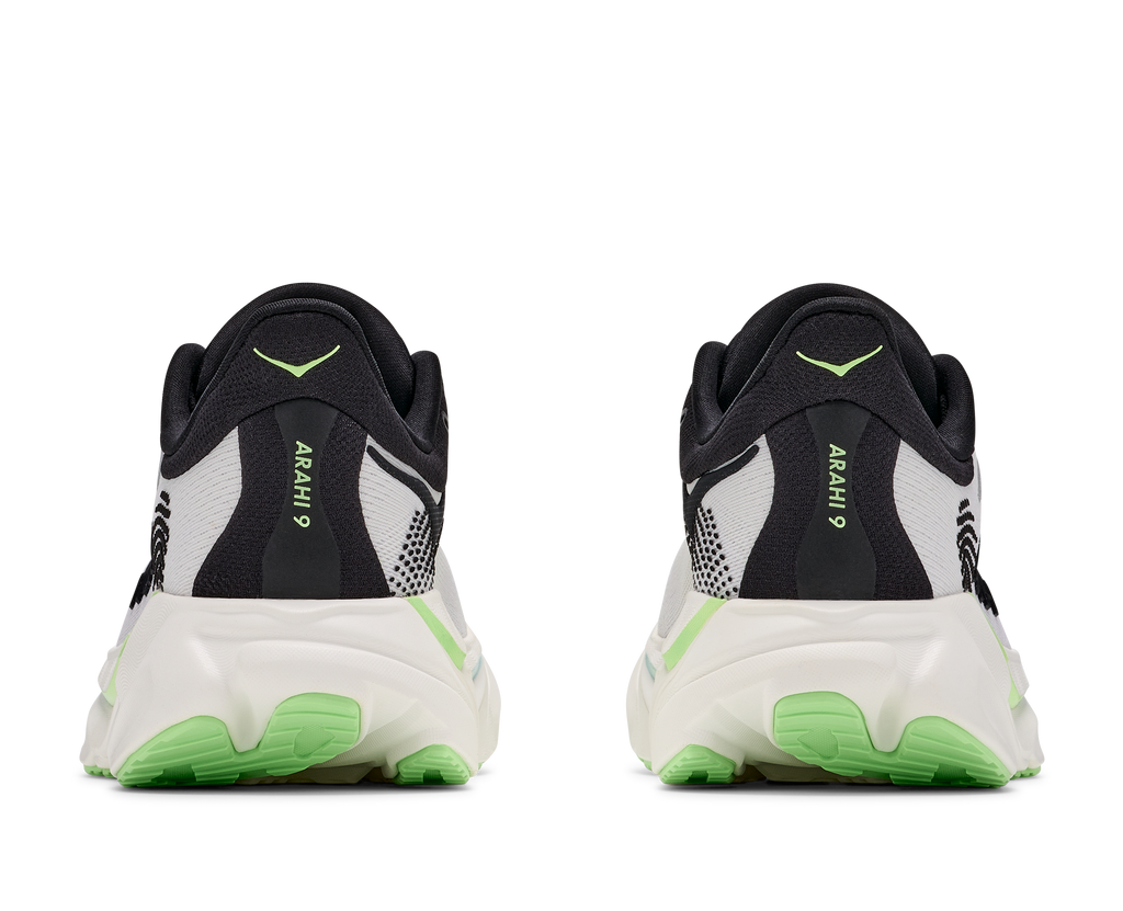 HOKA Men's Arahi 9 Wide - Frost/ Black